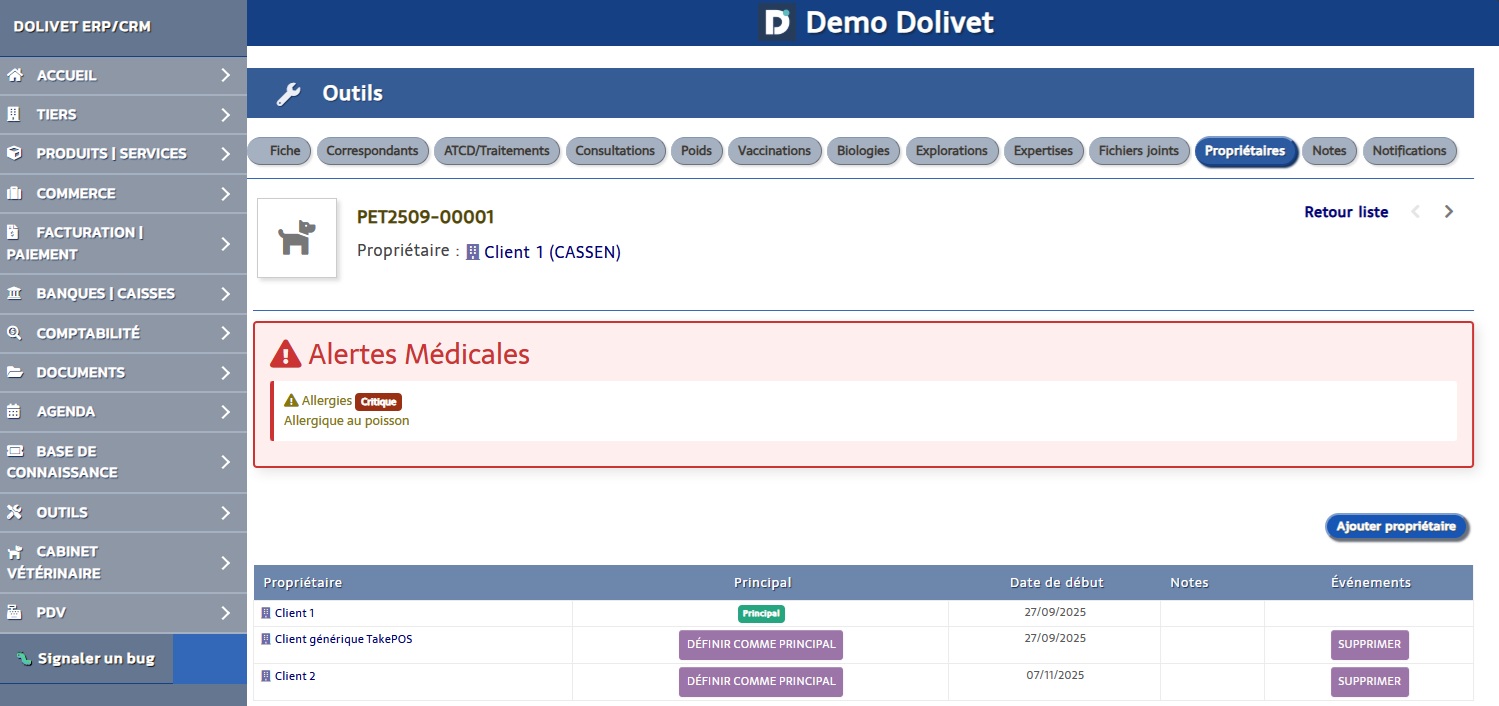 Multi-propriétaires